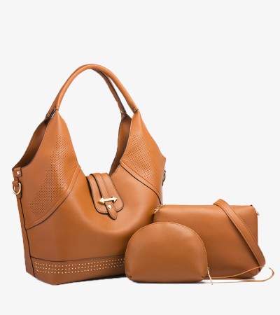 New female bag European and American fashion women's bag - Brown