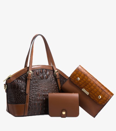 New shell bag large capacity handbag - Brown