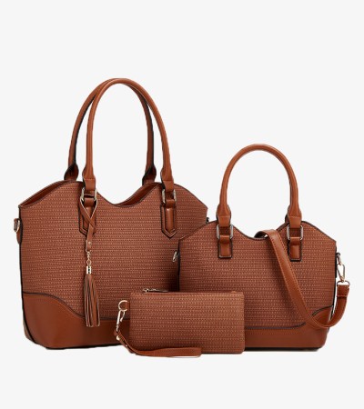 The new three-piece fashion bag - Brown