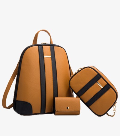 New fashion backpack trend simple single shoulder crossbody bag - Brown