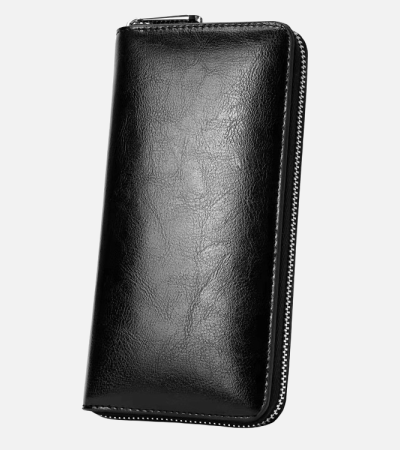 Leather Long Zip Wallet
