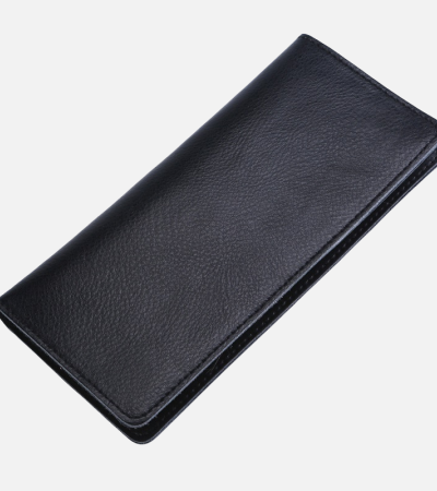 Real cowhide simple women's purse Fashion function Wallet Long clutch bag QB-01 - Black